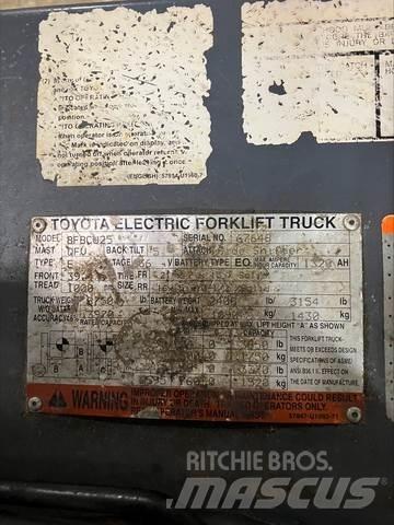 Toyota 8FBCU25 Electric forklift trucks
