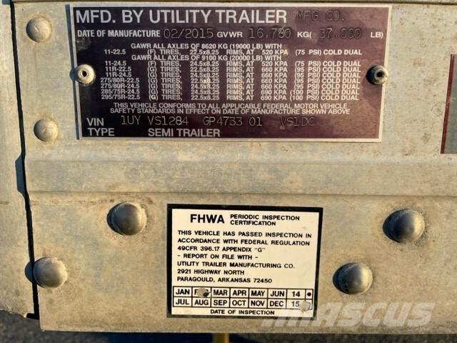 Utility VS1DC Box body trailers