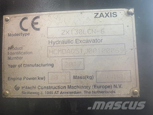 Hitachi ZX130-6 Crawler excavators