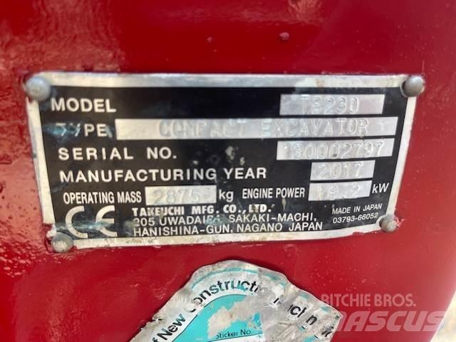 Takeuchi TB230 Midi excavators  7t - 12t