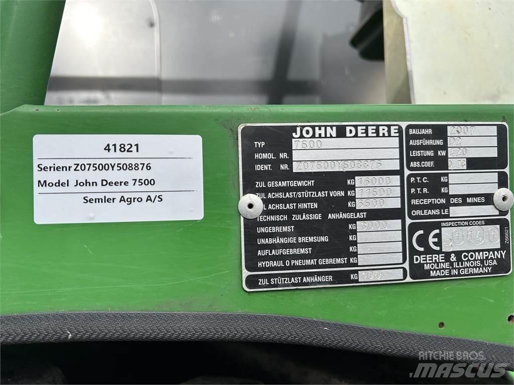 John Deere 7500 Forage harvesters