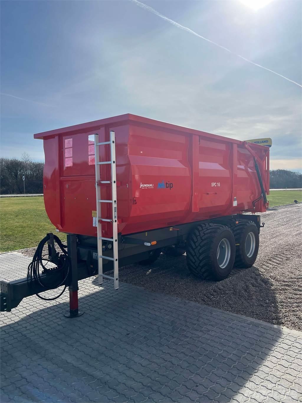 Mi SPC 16 HØJTIP. Tipper trailers