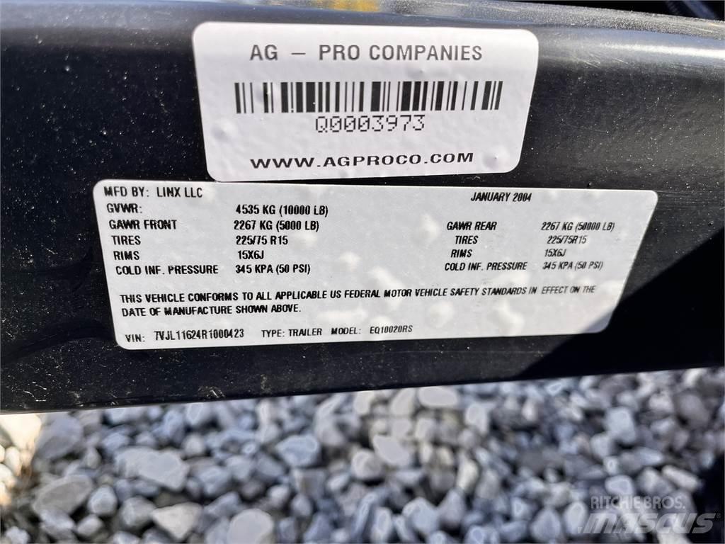  EQ10020RS General purpose trailers
