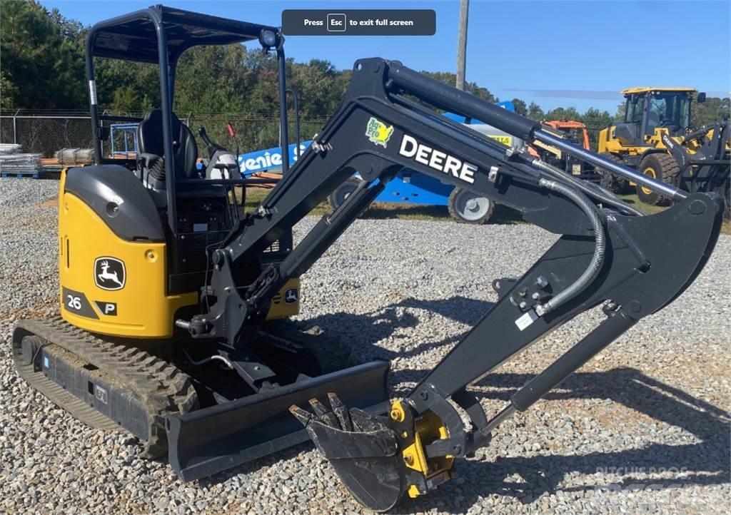 John Deere 26 P Mini excavators < 7t (Mini diggers)
