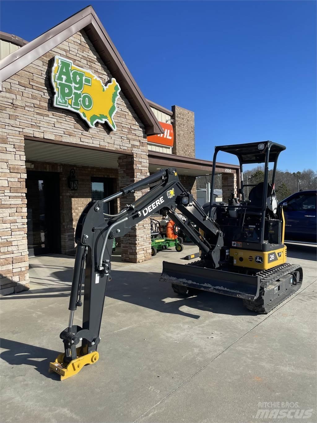 John Deere 26 P Mini excavators < 7t (Mini diggers)