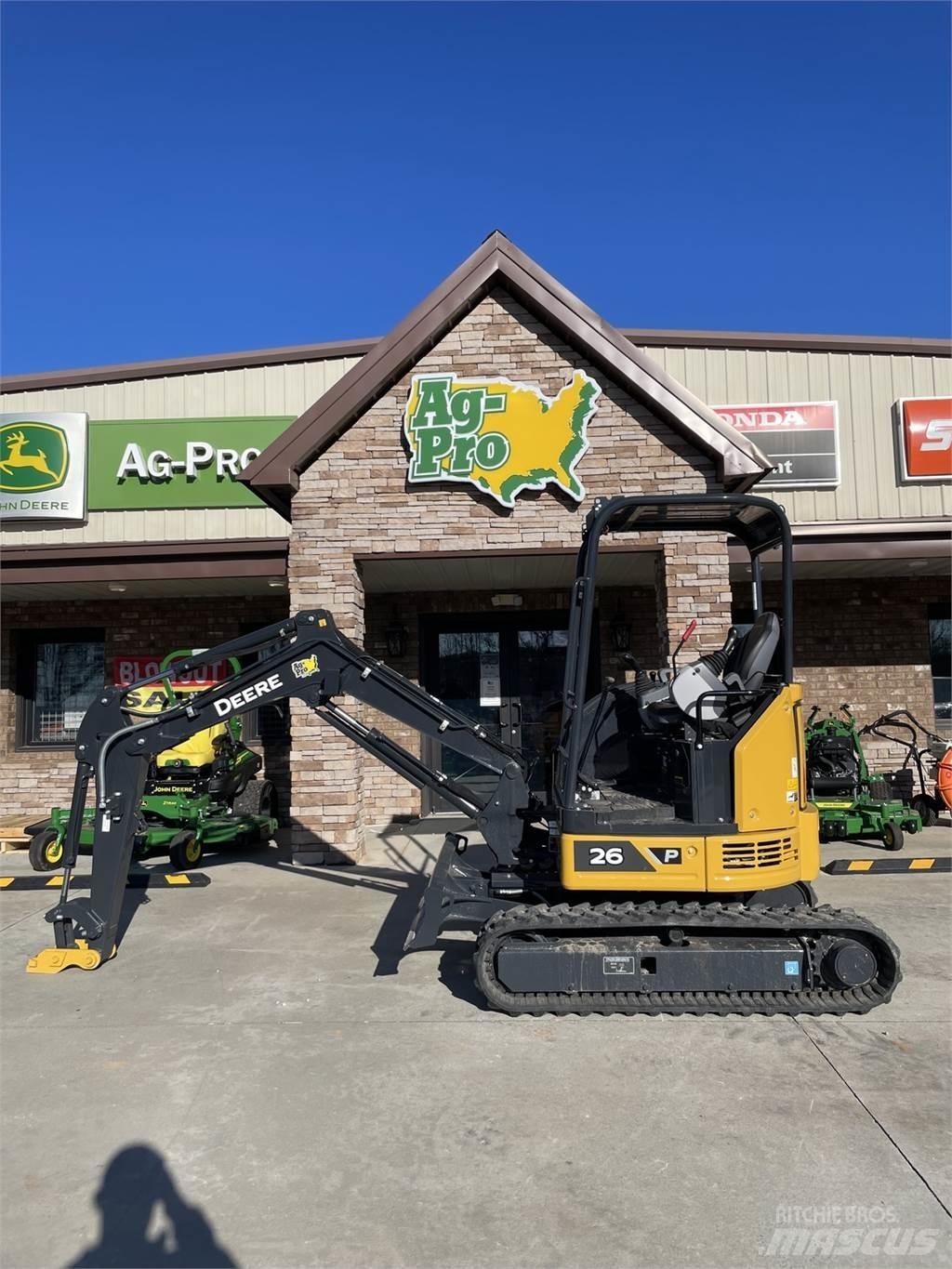John Deere 26 P Mini excavators < 7t (Mini diggers)