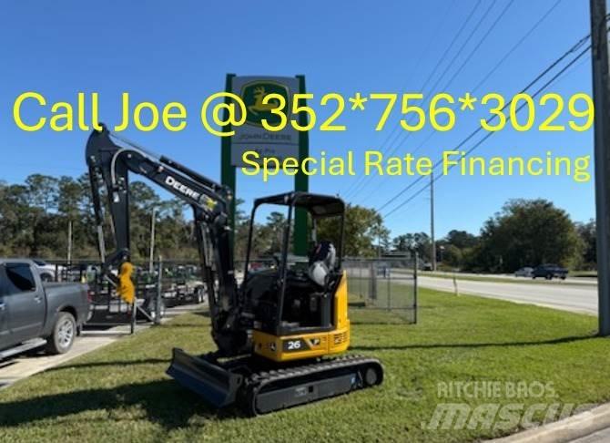 John Deere 26 P Mini excavators < 7t (Mini diggers)