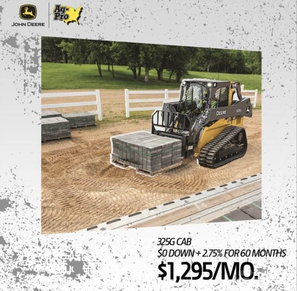 John Deere 325G Mini loaders