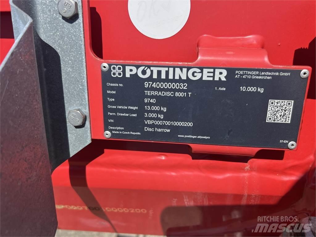 Pöttinger 8001t Disc harrows