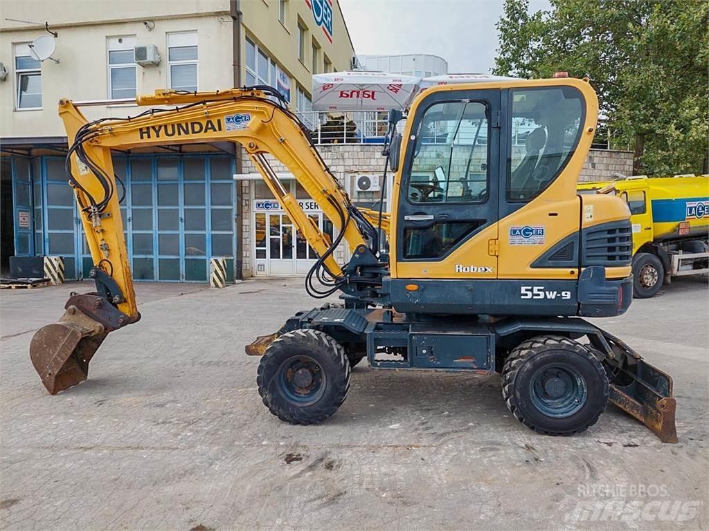 Hyundai R55W-9 Mini excavators < 7t (Mini diggers)