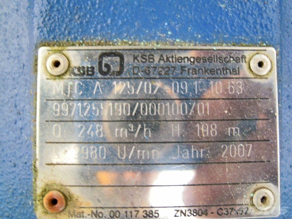 KSB MTC 125/02 Waterpumps