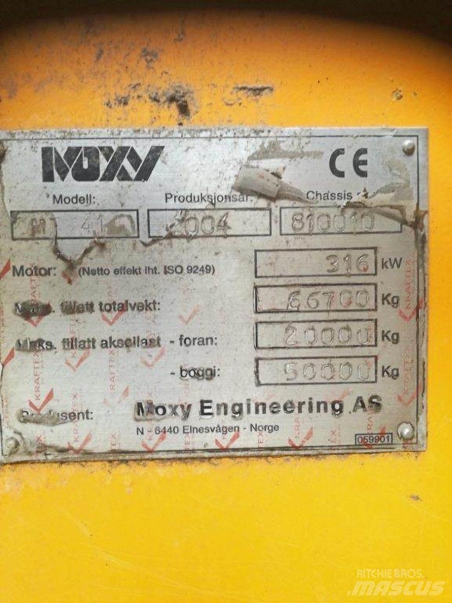 Moxy MT 41 Articulated Dump Trucks (ADTs)