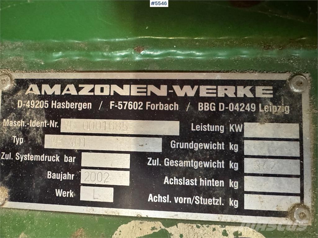 Amazone VE 401 Drills