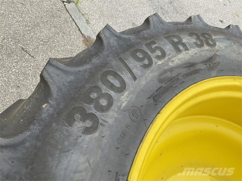  380/95 R 38 Tyres, wheels and rims
