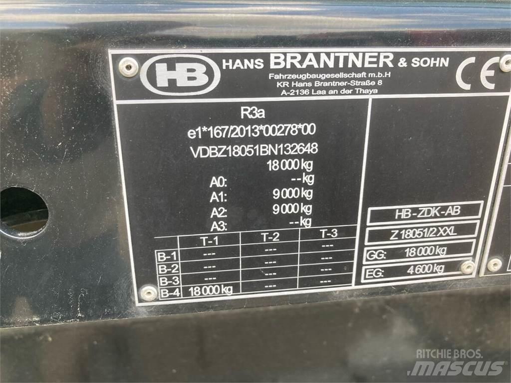 Brantner Z18051/2X Tipper trailers
