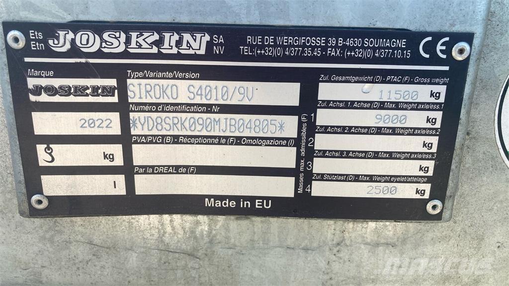 Joskin S4010/9V Manure spreaders