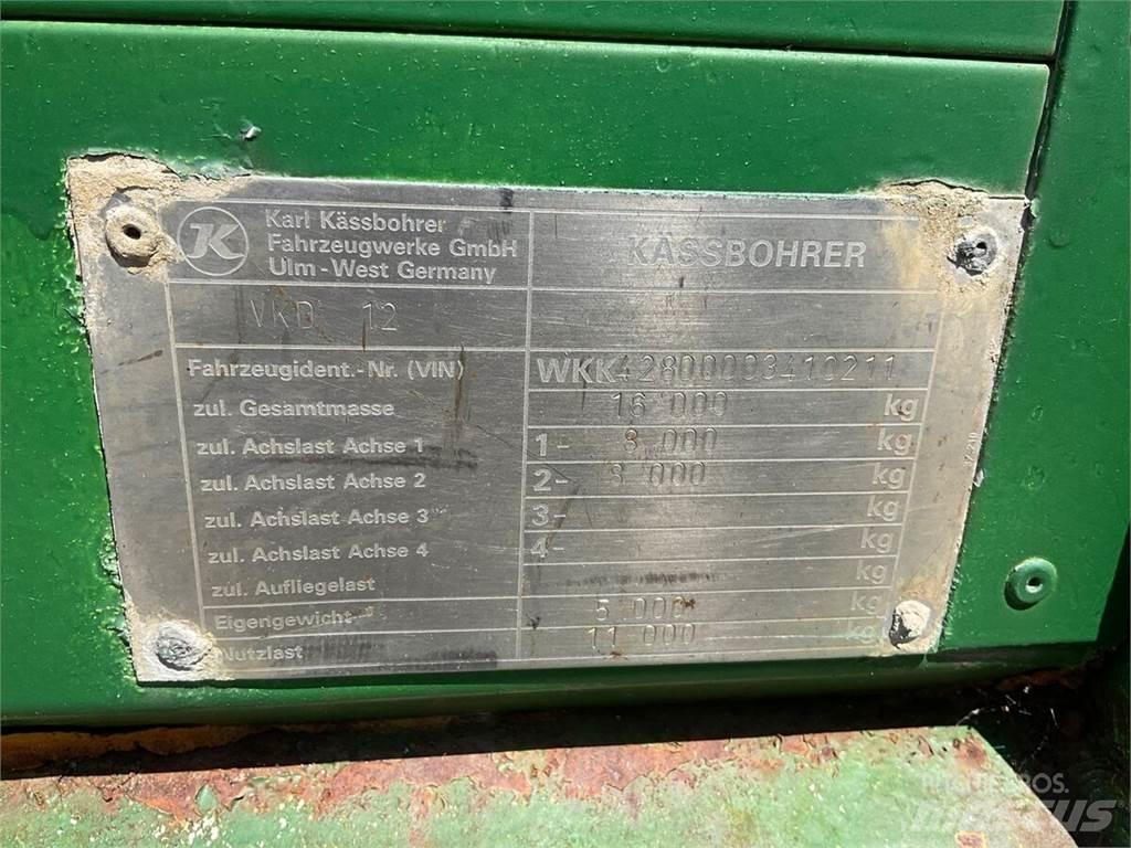 Kässbohrer VKD 12 Tipper trailers