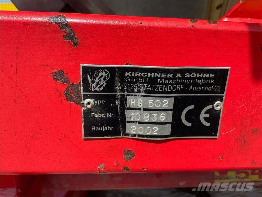 Kirchner HS502 Other fertilizing machines and accessories