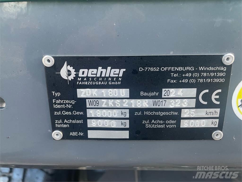 Oehler ZDK 180U Tipper trailers