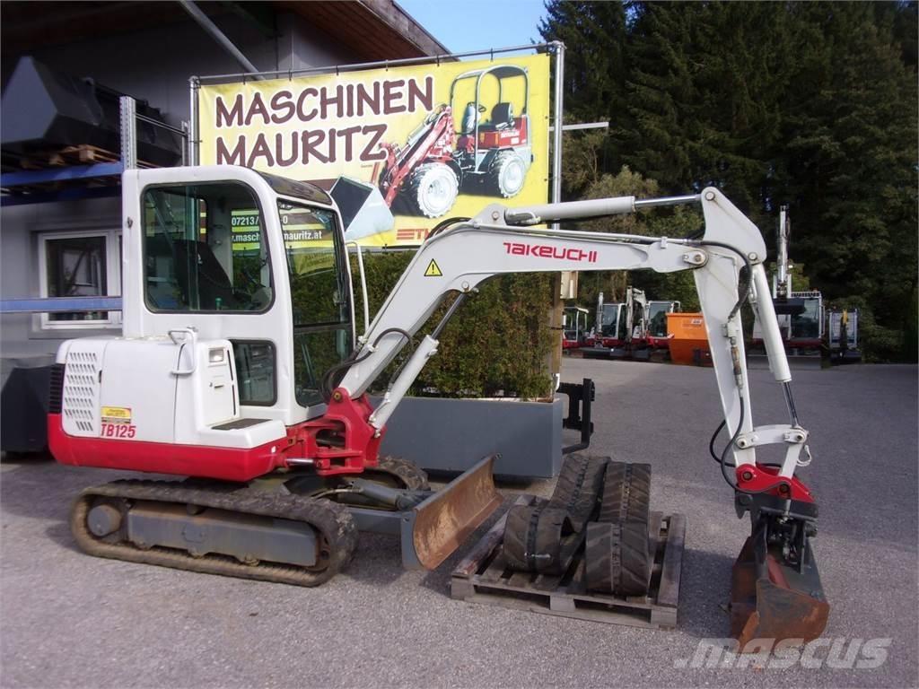 Takeuchi TB125 Mini excavators < 7t (Mini diggers)