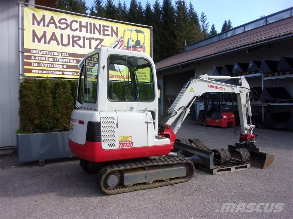 Takeuchi TB125 Mini excavators < 7t (Mini diggers)