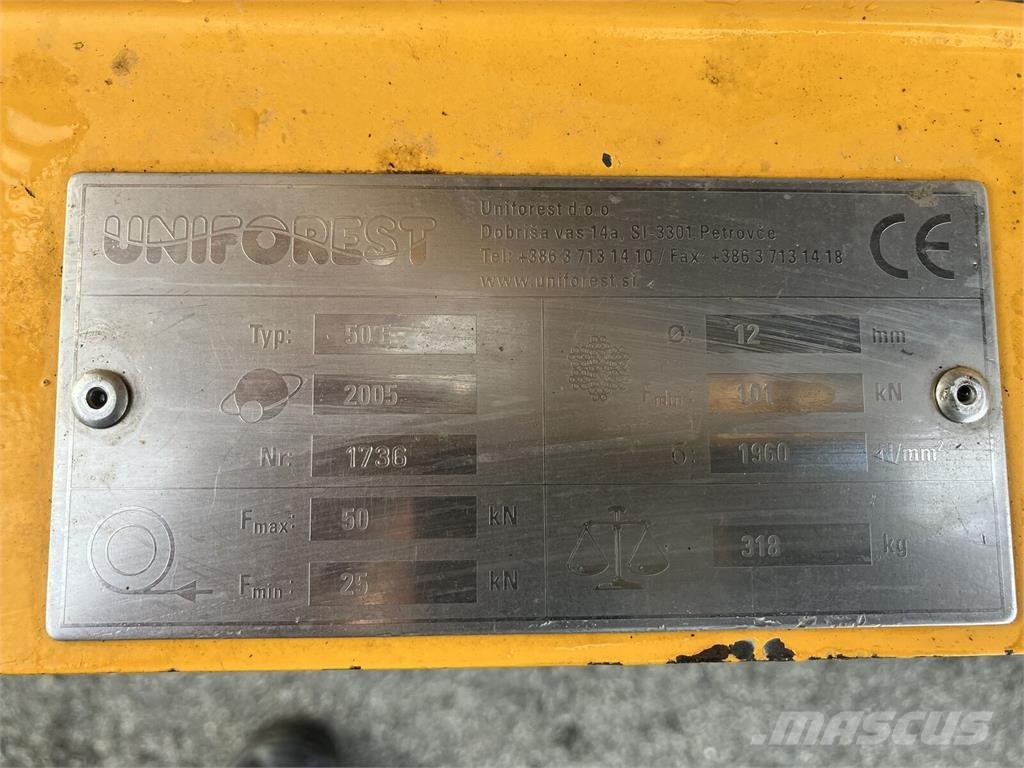 Uniforest 50E Winches