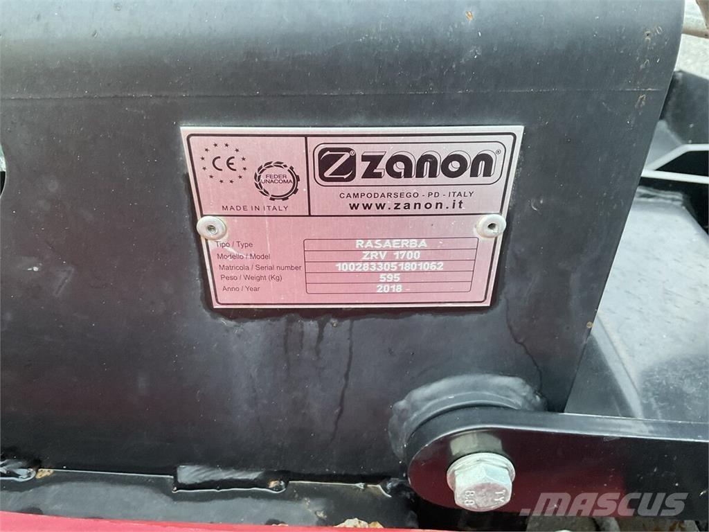 Zanon ZVR 1700 Pasture mowers and toppers