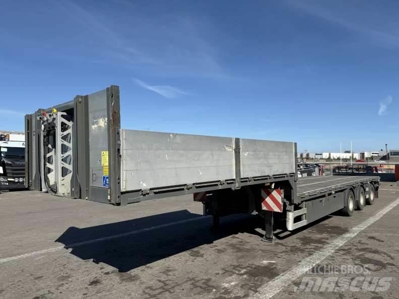  Brdr Platz Nedbygget Flatbed/Dropside semi-trailers