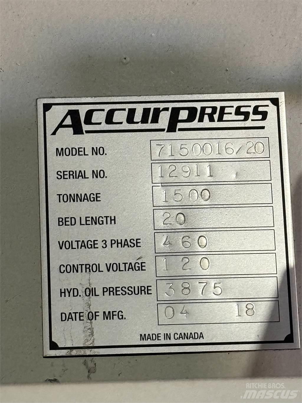  ACCURPRESS 7150016/20 Construction - Others