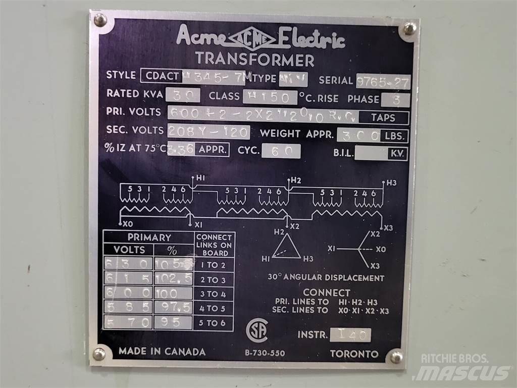  ACME ELECTRIC H345-7M Construction - Others