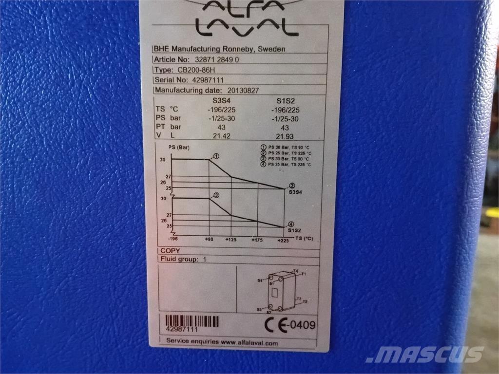 Alfa Laval CB200-86H Construction - Others