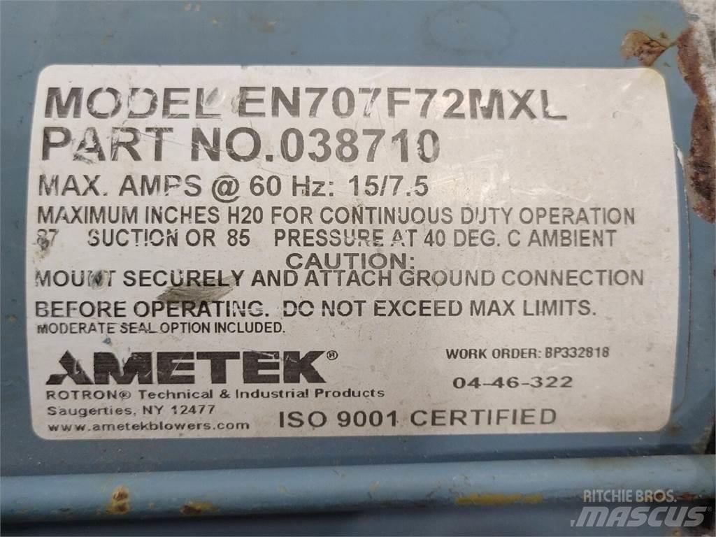  AMETEK EN707F72MXL Other components