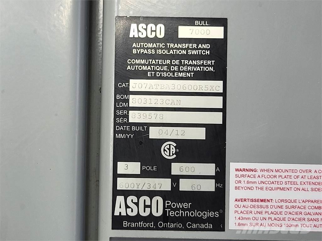 Asco J07ATBA30600R5XC Construction - Others