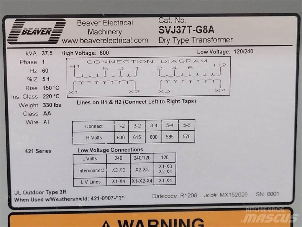  BEAVER SVJ37T-G8A Construction - Others