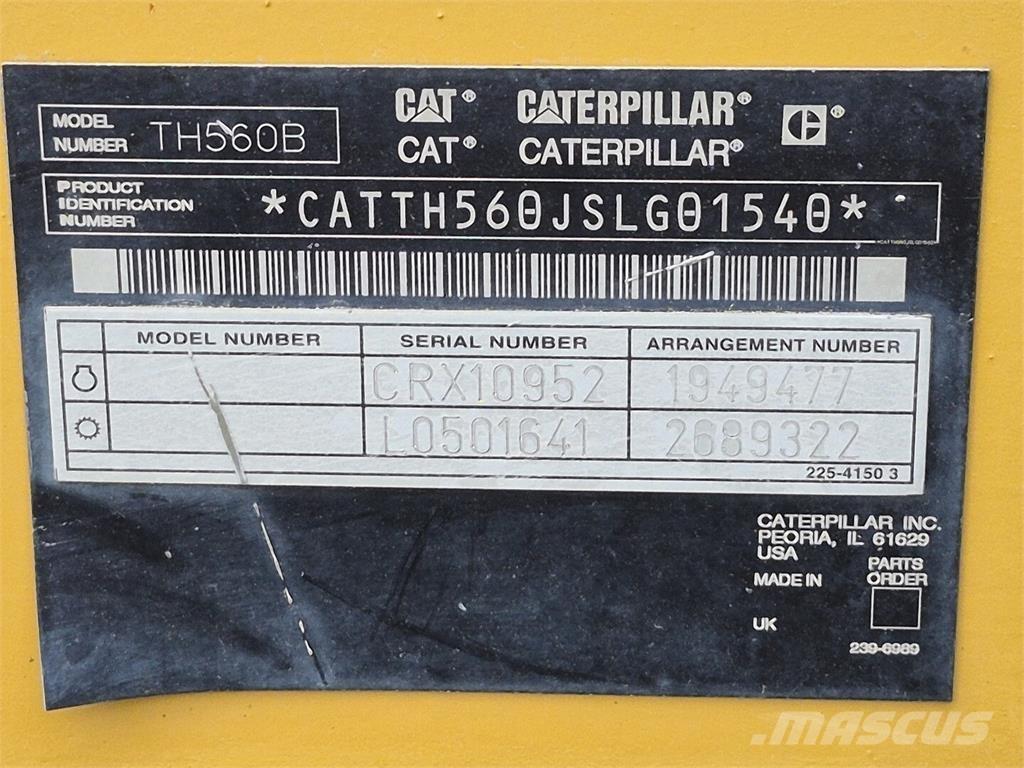 CAT TH560B Telehandlers for agriculture