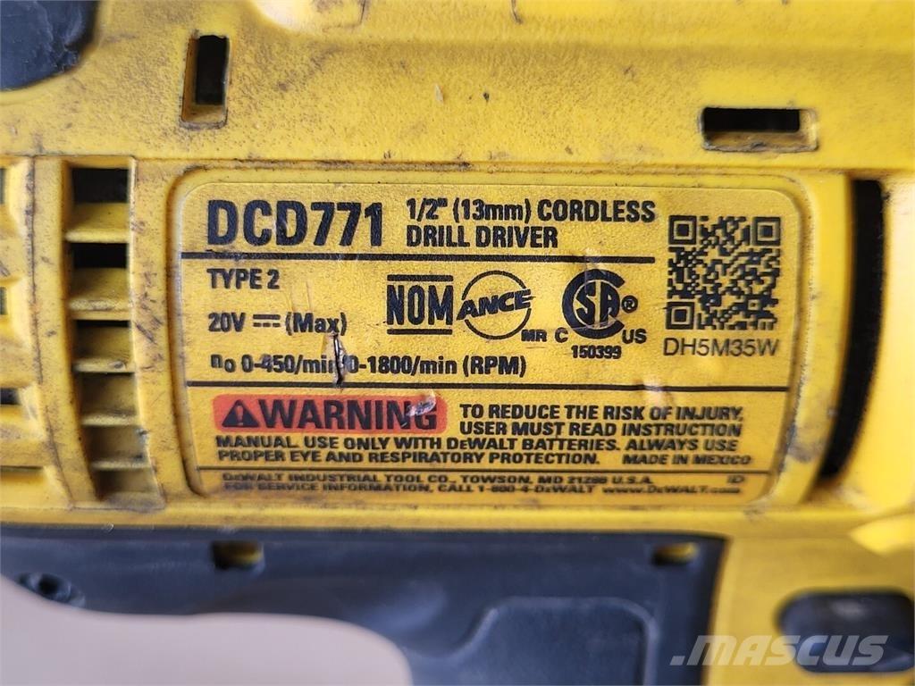 DeWalt DCD771 Construction - Others