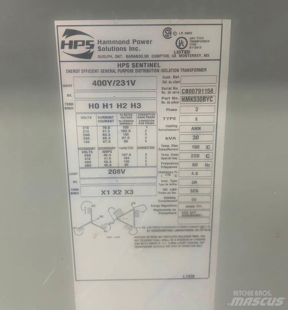  HAMMOND NMK030BYC Construction - Others