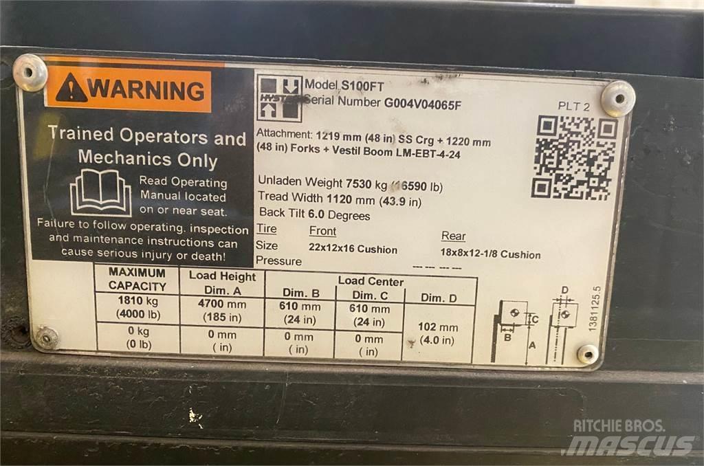 Hyster S100FT Construction - Others