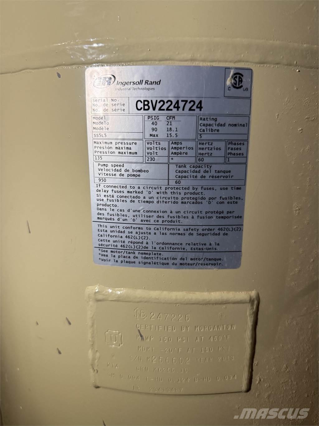 Ingersoll Rand SS5L5 Compressors
