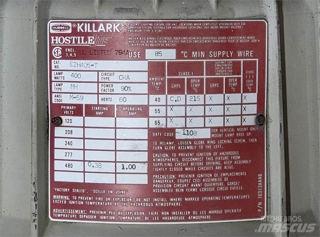  KILLARK EZH405-T Other components
