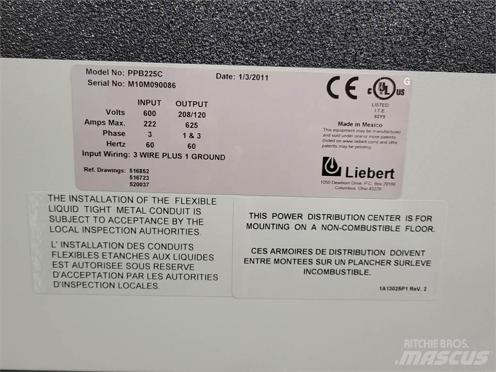  LIEBERT PPB225C Construction - Others