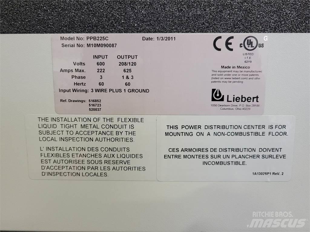  LIEBERT PPB225C Construction - Others