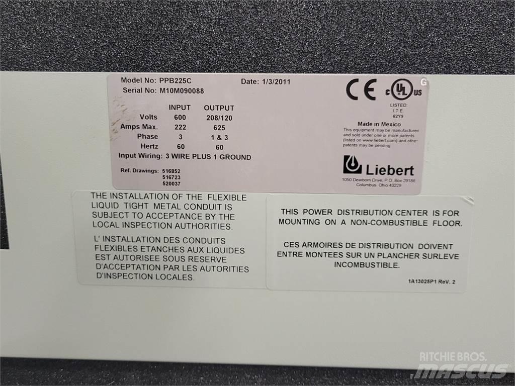  LIEBERT PPB225C Construction - Others