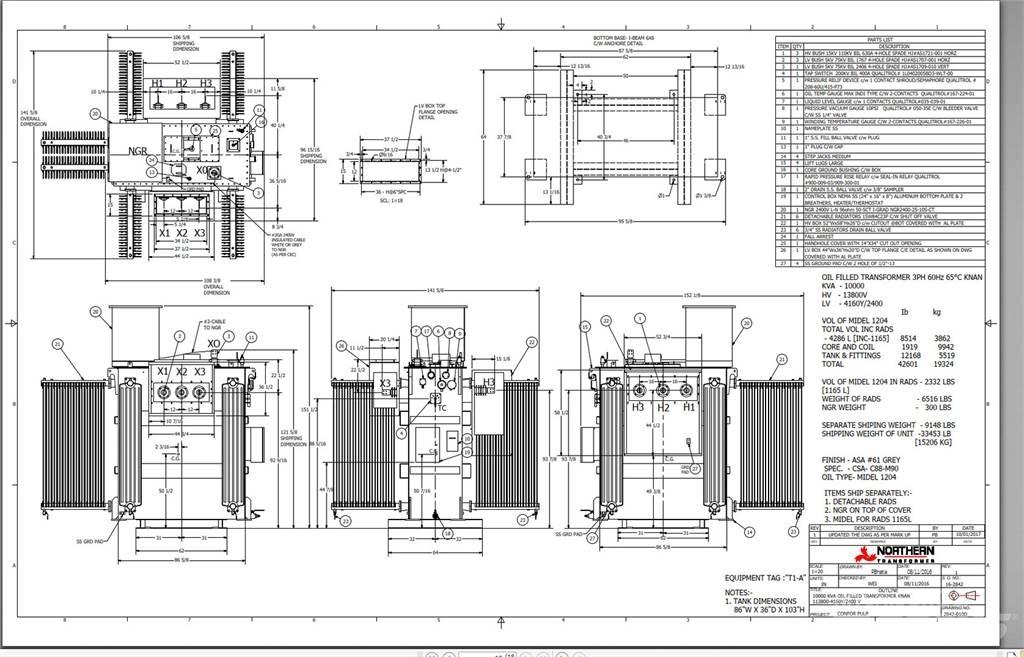  NORTHERN TRANSFORMER Construction - Others