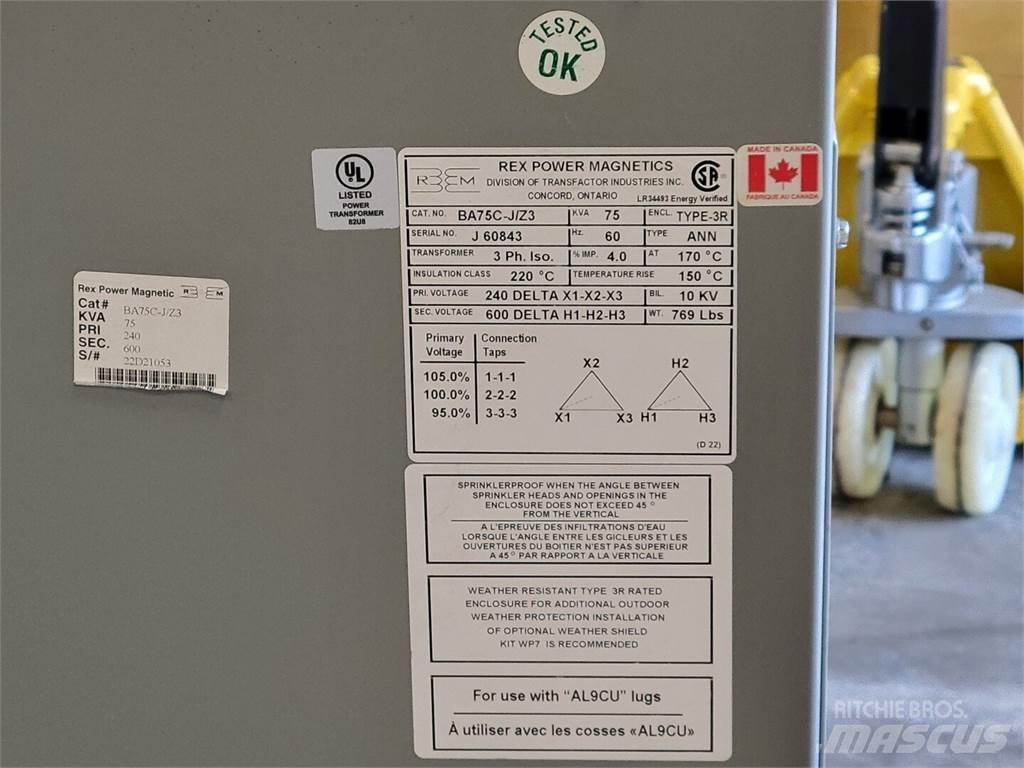 REX BA75C-J/Z3 Construction - Others