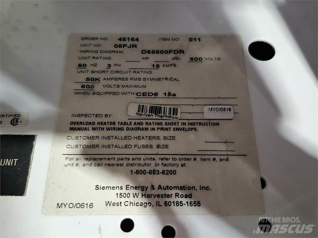 Siemens CED63B015 Construction - Others