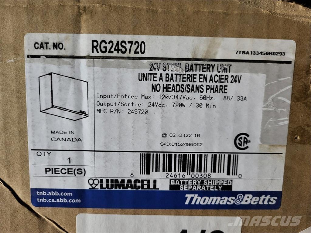 Thomas & BETTS RG24S720 Batteries