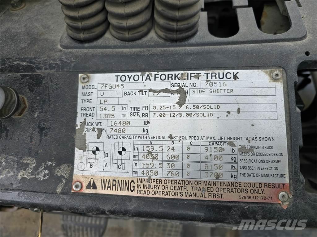 Toyota 7FGU45 Construction - Others