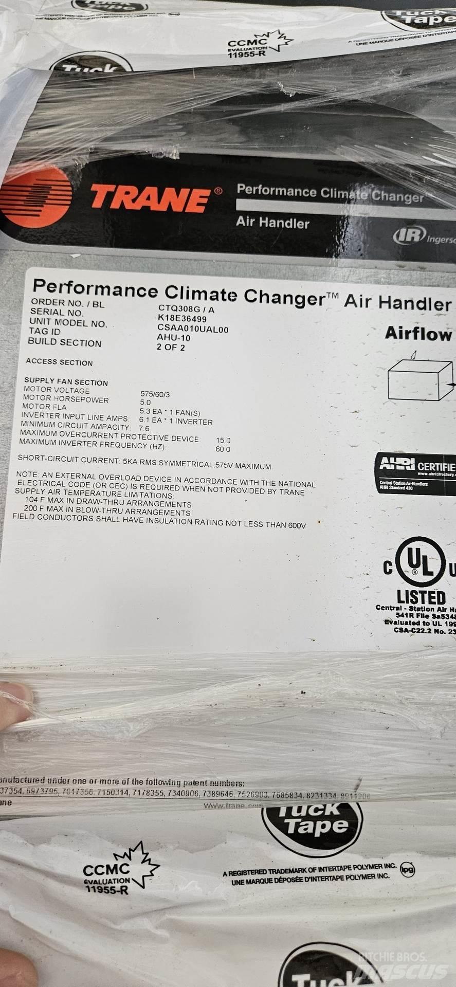 Trane CSAA010UAL00 Heating and thawing equipment