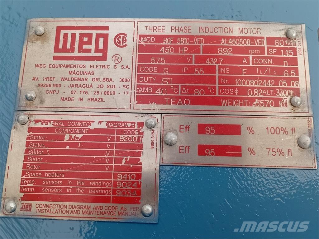  WEG HGF 5810-VFD Industrial engines